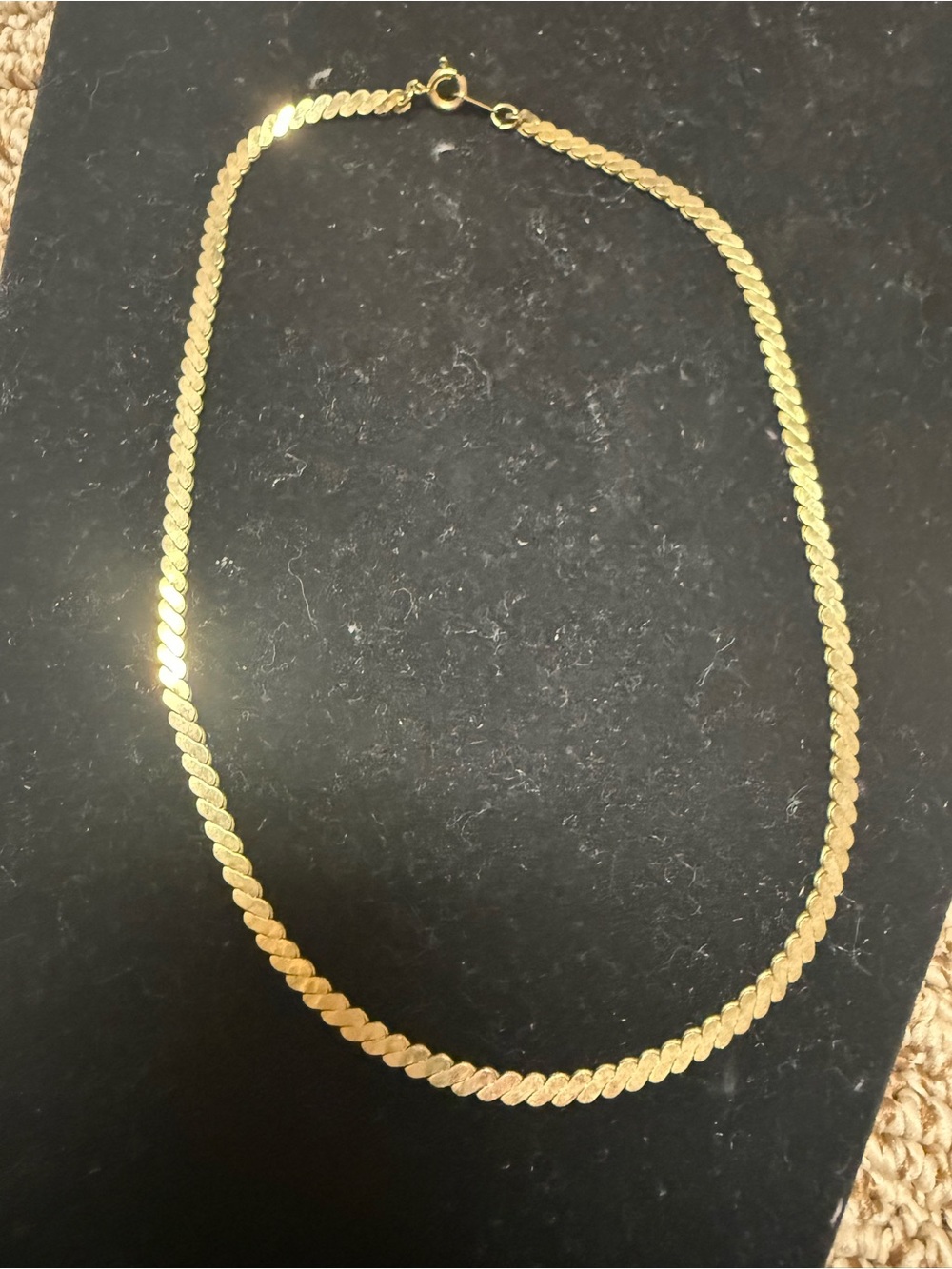 Gold-Tone Chain Necklace